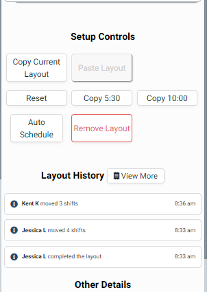 small layout history